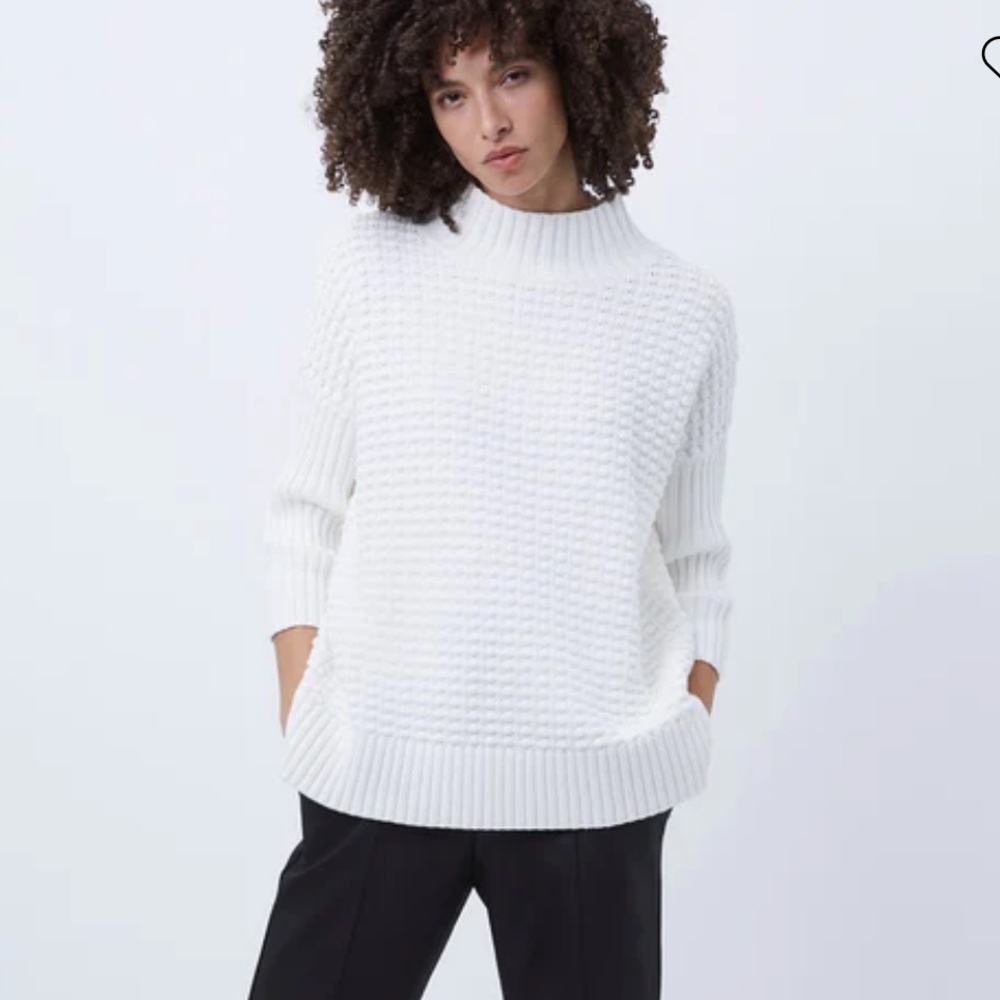 French connection white oversized sweater